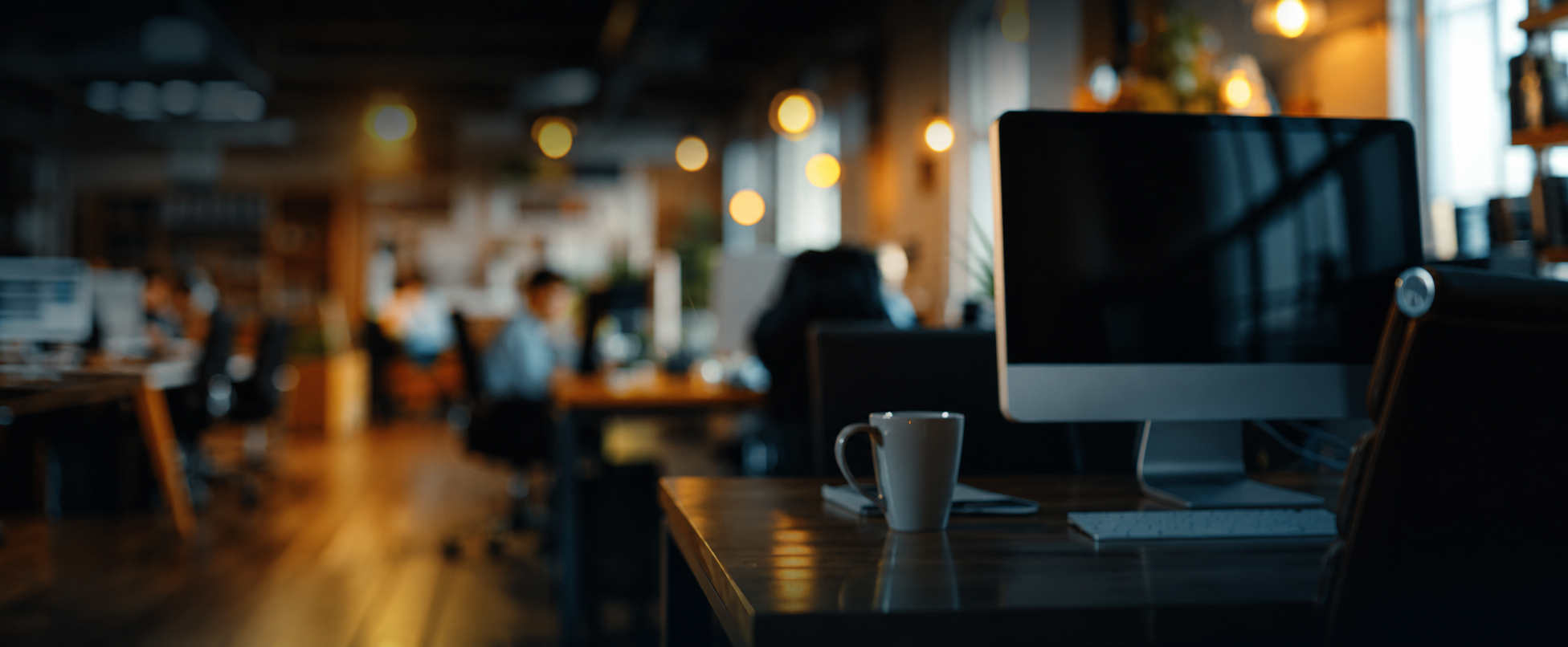 Modern office workspace representing AutoMSP enterprise AI automation environment