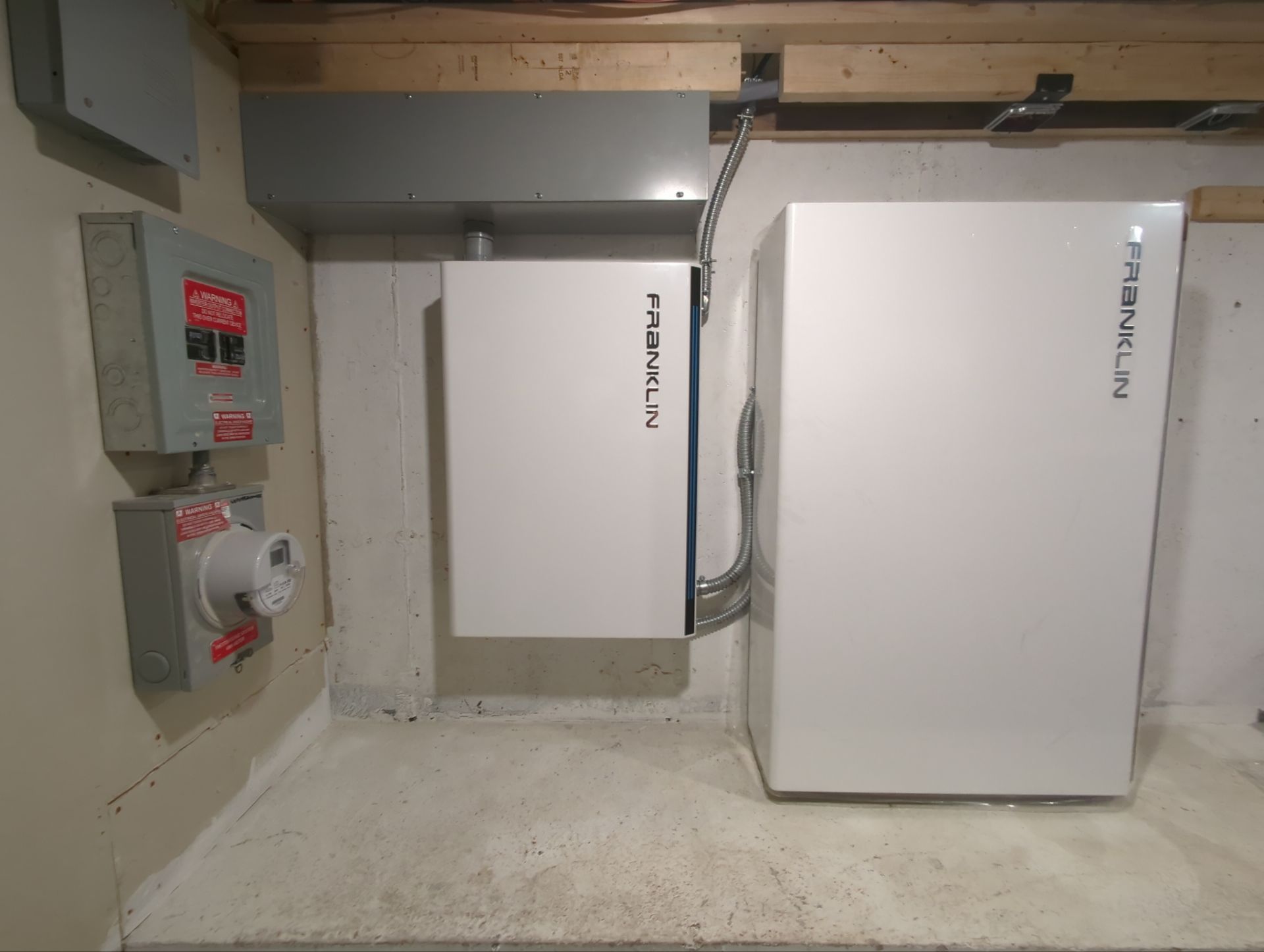 FranklinWH battery backup system installation
