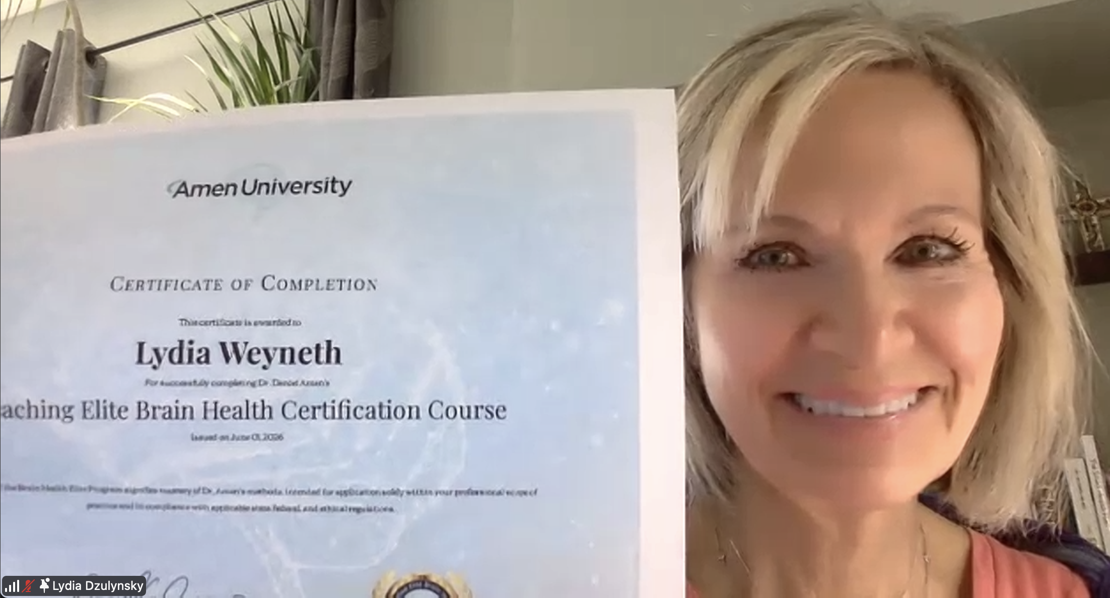 Coach sharing breakthrough results after applying brain-based methods