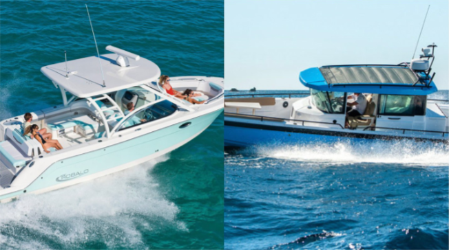 Robalo and Axopar boats at the Bradenton and Cortez location