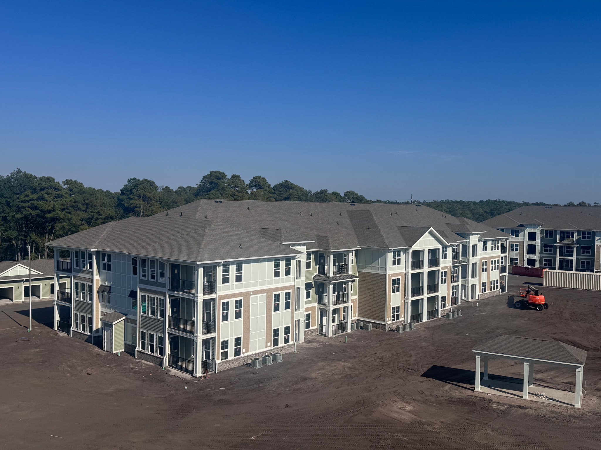 BK Roofing installers laying CertainTeed architectural shingles on a new residential construction in Garner NC