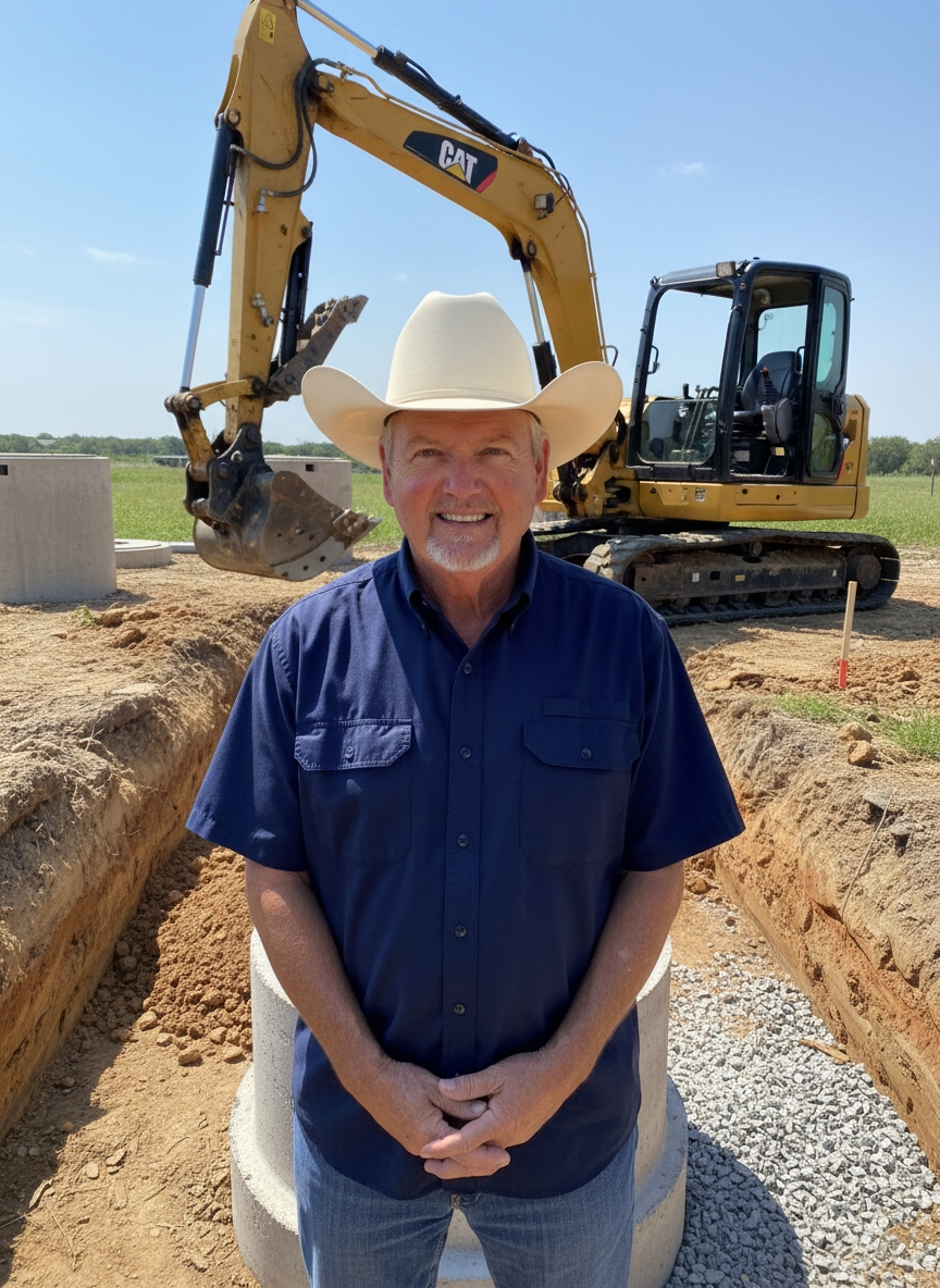 Ricky Maynard, founder and owner of Liberty Septic & Excavating LLC