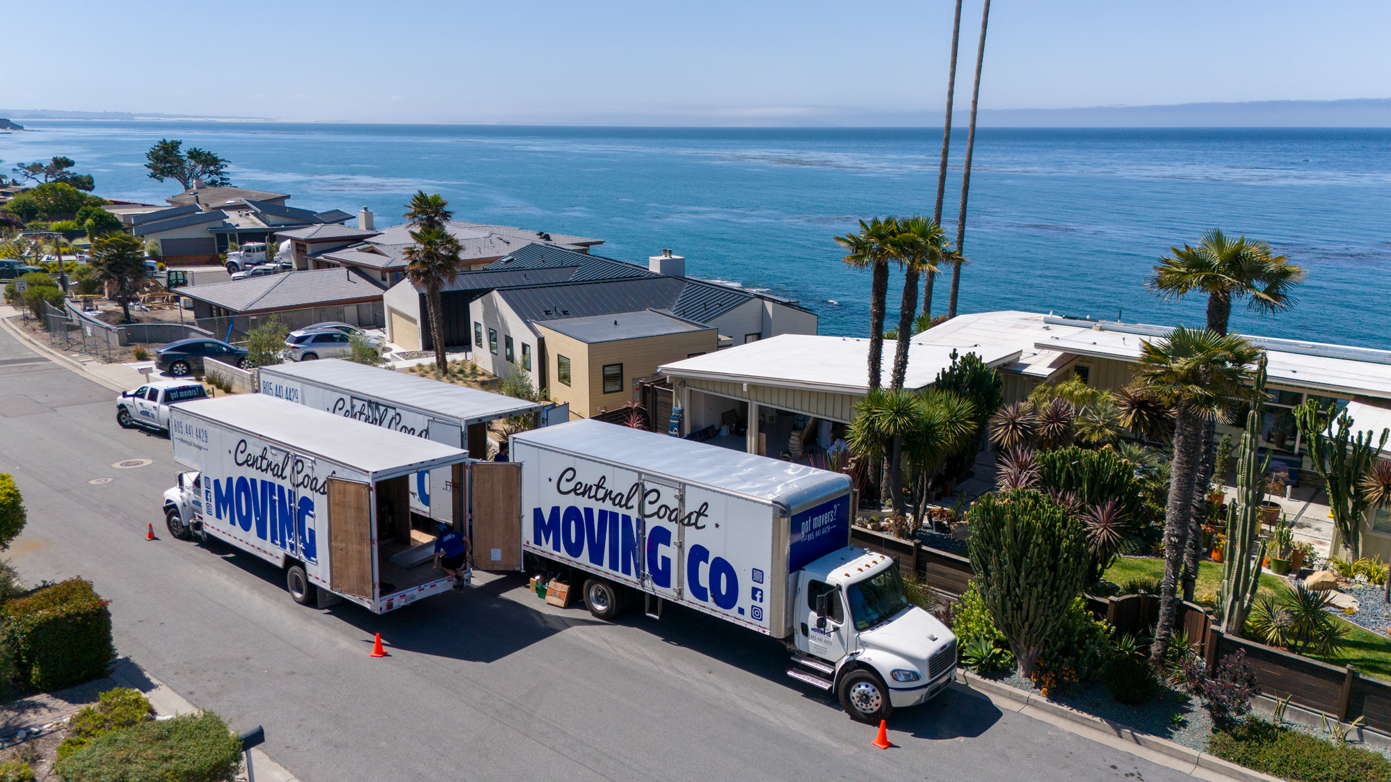 Central Coast Moving company website and digital marketing