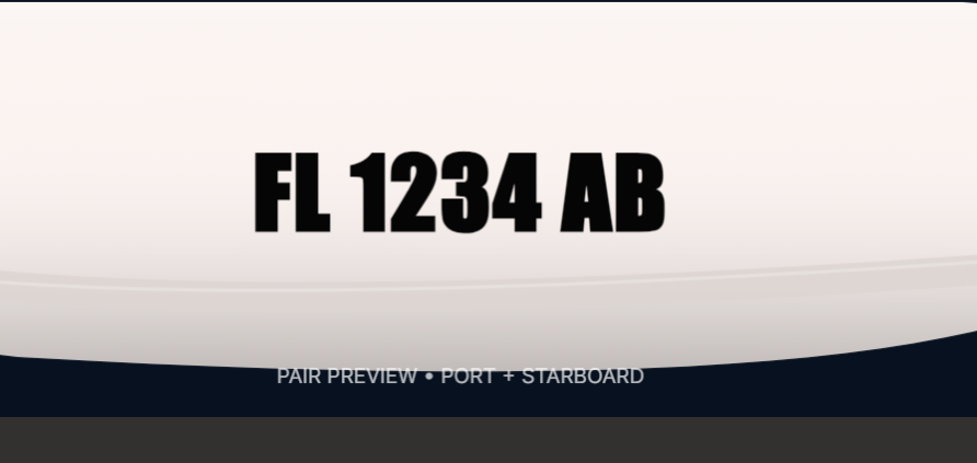 Labeled decal product ready for shipping