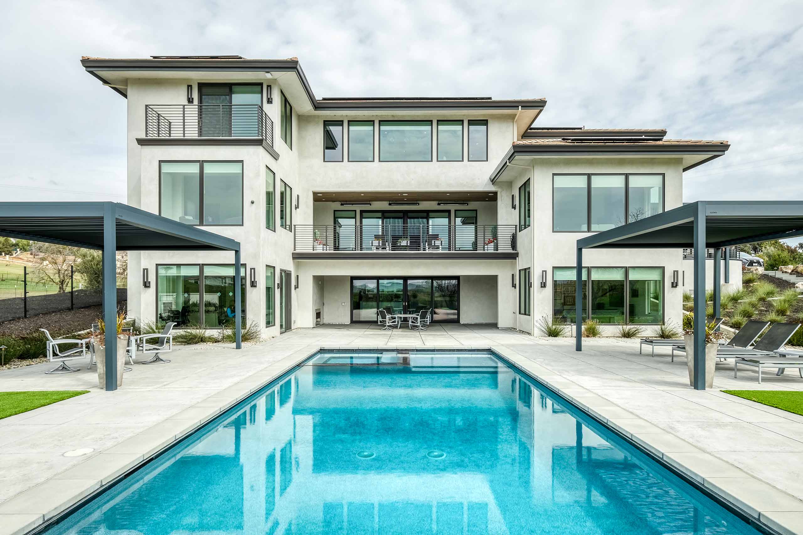 Architecture firm website design showcasing modern project portfolio