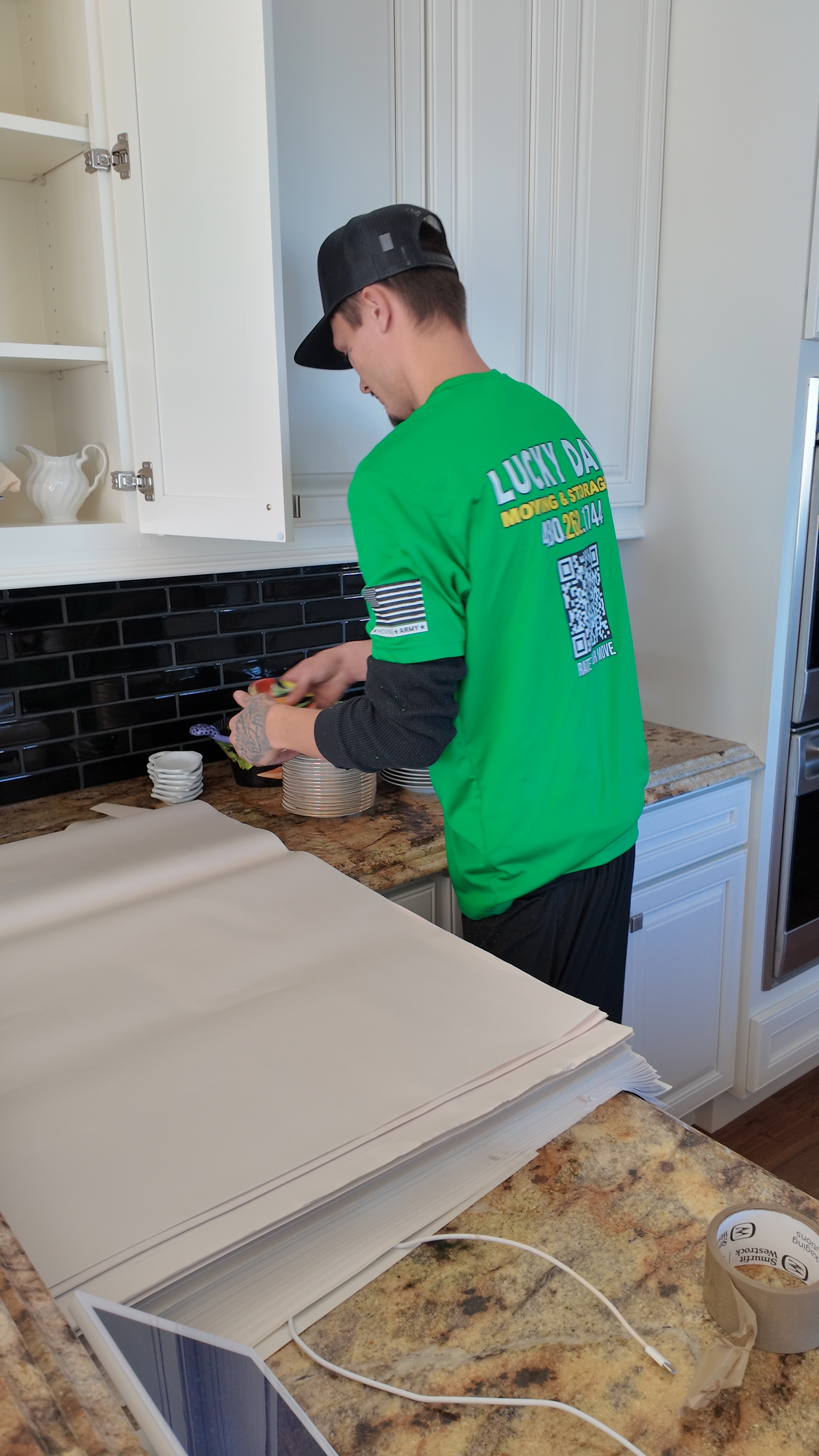 Lucky Day Moving white box truck — East Valley moving fleet