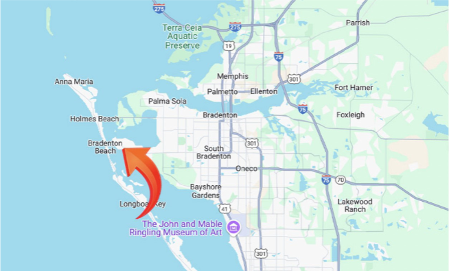 Bradenton and Cortez Gulf Coast boating location