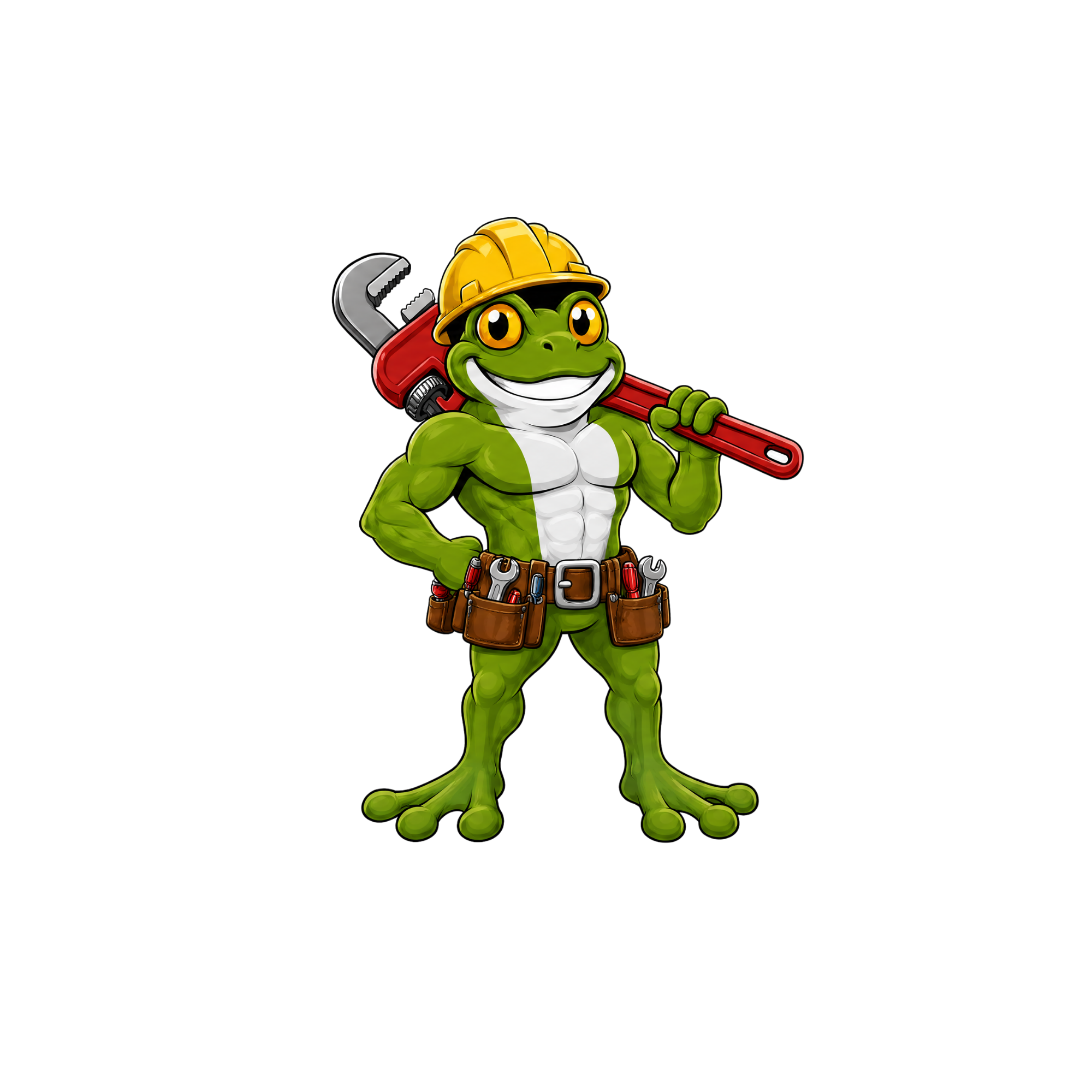 Green Frog mascot